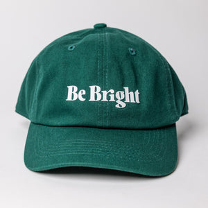 Be Bright Dad Hat - Hunter Green