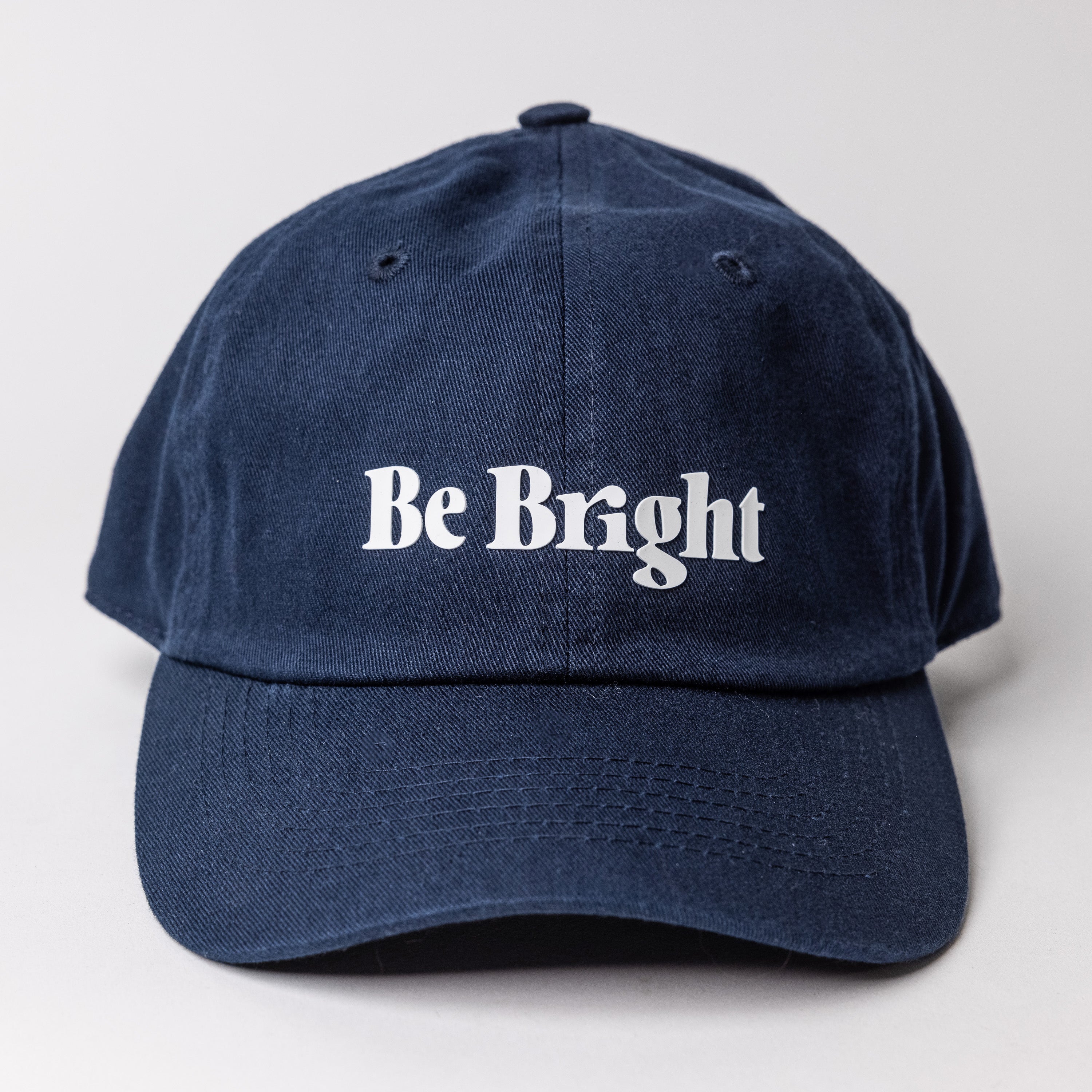 Be Bright Dad Hat - Navy Blue